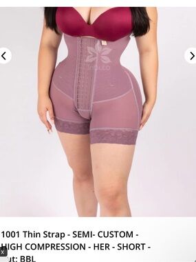 High-Compression Shaping Short - Mauve